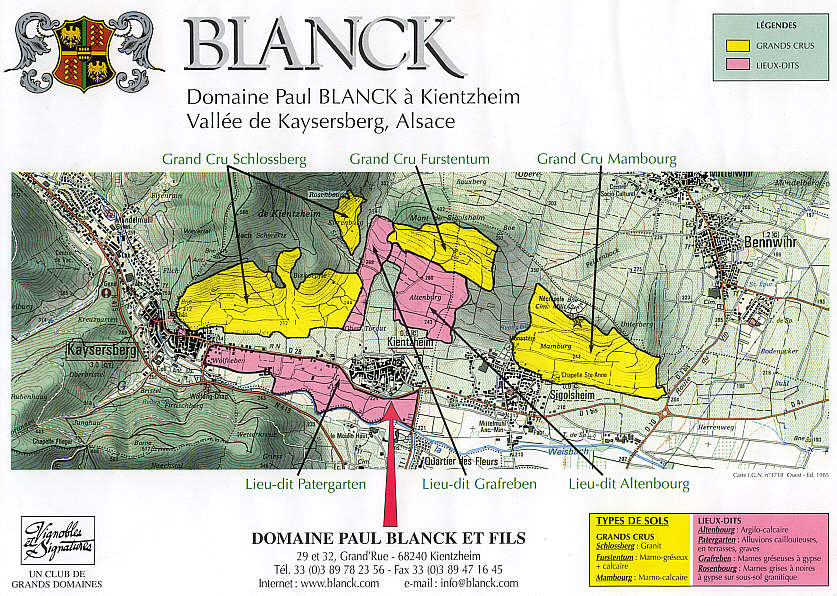 Domain Paul BLANCK a Kientzheim